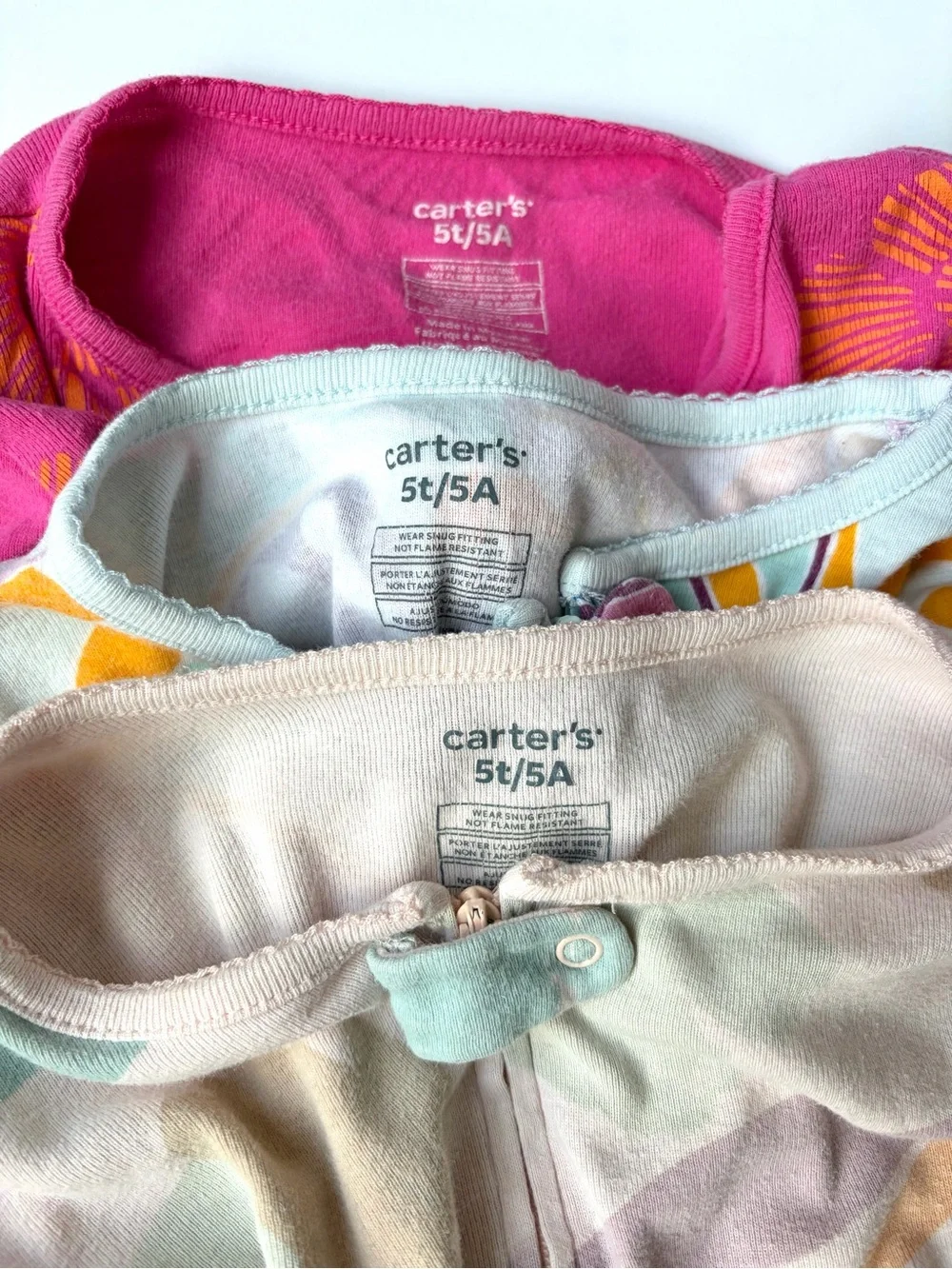 Carter's Zip Up Pajamas